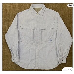 EXOFFICIO Men's Blue Plaid Lightweight insect shield shirt